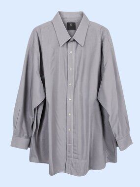 GS cool & dry Classic fit wrinkle free cotton button down career shirt 20 34/35